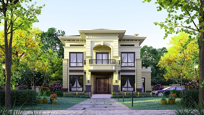 营口中式合院住宅，开放庭院与邻里乡亲更亲近